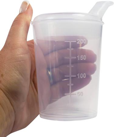 Medi-Inn Plastic Sippy Cup Set - Transparent Drinking Cups (3 Pieces) - Durable & Safe for Kids - Buy Online on GoSupps.com
