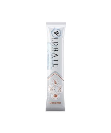 ViDrate Coconut Flavour Sugar Free Electrolyte Powder Vegan Friendly Hydration Sachets 8 x 3g Sachets Coconut 8 Count (Pack of 1)