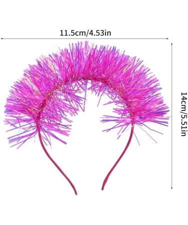 xbiez Cute Head Hoop Girls Unique Gift for Children Birthday Dress-Up Photo Props Festive Headband Perfect for Masquerade Purple - Buy Online on GoSupps.com