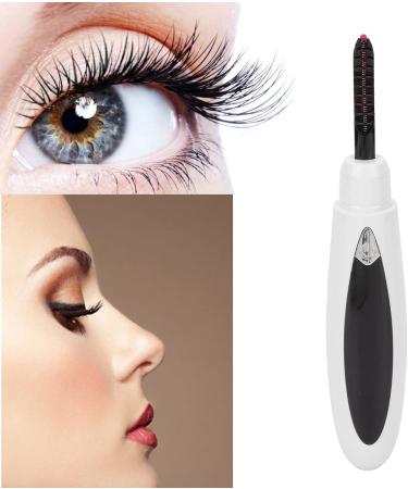 Heatedh Curler with 3 Gear Temperature Adjustment Built-in Battery LED Display Fits Lashes Use Mascara (White) - Buy Online on GoSupps.com