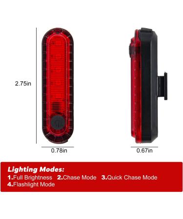 Goture 4Pcs USB Operated Waterproof Kayak Navigation Lights - White/Red - Buy Online on GoSupps.com