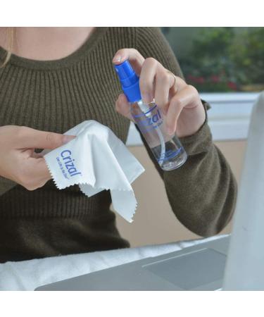 Crizal Eye Glasses Cleaning Spray - Doctor Recommended Lens Cleaner for Anti Reflective Lenses - 2oz Spray, 4 Pack - Buy Online on GoSupps.com
