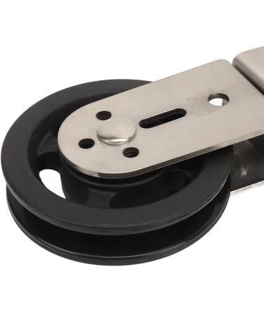 Cable Pulley Wheel Stainless Steel Swivel Single Pulley Block Easy to Install 2 Way Pulley Block 360 Degrees Rotating Detachable Duplex Bearing for Fitness Gym Equipment (Plastic) - Buy Online on GoSupps.com