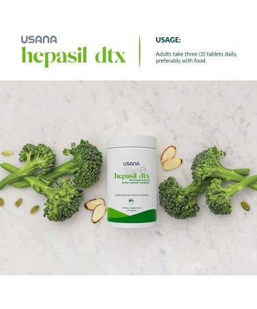 USANA Hepasil DTX Liver Support Supplement with InCelligence Detox Complex - 84 Tablets - Buy Online on GoSupps.com