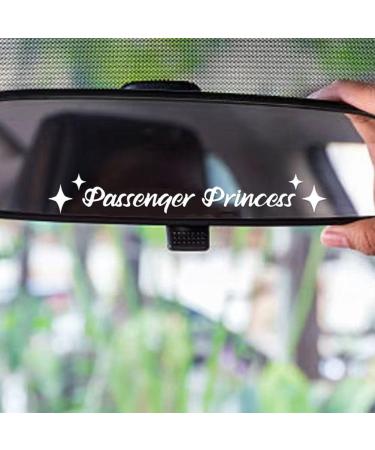 Passenger Princess Sticker Waterproof Vinyl Decal Car Mirror Sticker Window Bumper Rear View Mirror Phone Water Bottle Decor Black Merchandise Decals and Stickers - Buy Online on GoSupps.com