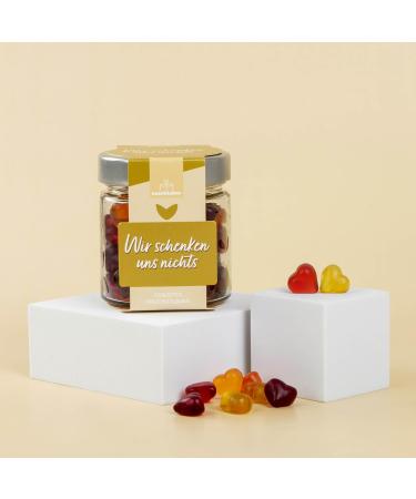 naschlabor We do not offer fruit candy in a 120g gift jar | Cute little gift | Gift for Christmas Birthday Easter | Funny gift | For anyone who wants nothing - Buy Online on GoSupps.com