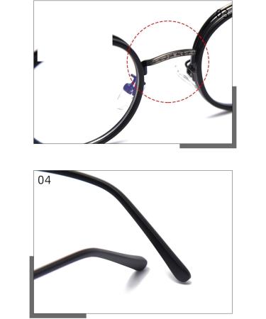 Parwana Round Designer Anti-Blue Light Reading Glasses +100 C1 | Presbyopia Relief & Tiredness Alleviation - Stylish & Comfortable - Buy Online on GoSupps.com
