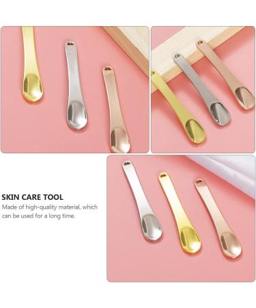 9St Mini Spatula & Spoon Set for Face & Eye Cream - Zinc Alloy Cosmetic Applicator & Skin Care Tool - Buy Online on GoSupps.com