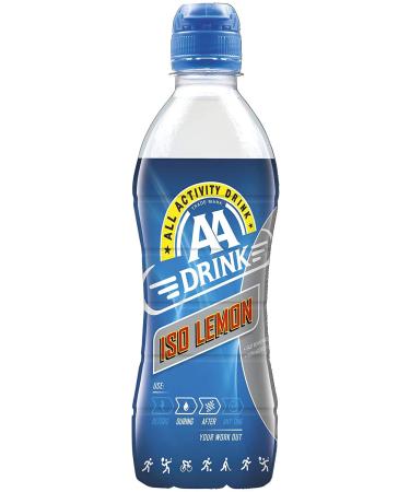 AA Drink ISO Lemon 12x50Cl | Refreshing Isotonic Sports Drink with Electrolytes for Athletes - 12 Pack - Buy Online on GoSupps.com