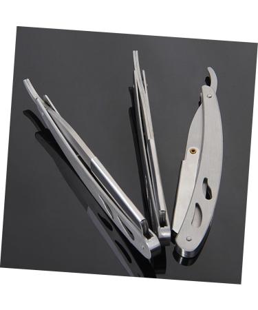 Magiclulu Vintage Razor Set for Men - 3pcs Stainless Steel Razor Holder & Hair Clipping Tool - Buy Online on GoSupps.com