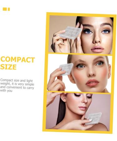 Housoutil Lip 3pcs Boxes Eye Shadow Box Empty Eyeshadow Containers Makeup Storage Case Lipstick Loose Powder Makeup Pallets - Buy Online on GoSupps.com