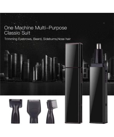 Buy Professional Electric Nose & Ear Hair Trimmer - USB Rechargeable Facial Hair Clipper for Men & Women - Buy Online on GoSupps.com