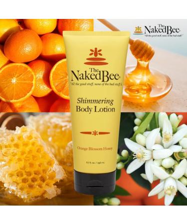 The Naked Bee Shimmering Orange Blossom Honey Hand & Body Lotion 6.7oz. Moisturising Body Lotion for Women. Shimmer Body Lotion Hydrating Skin Care. Moisturising Shimmer Body Lotion for Hydration. - Buy Online on GoSupps.com