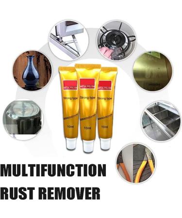 Raturv Metal Polish Cream Metal Polishing Paste Chrome Polish and Rust Remover Metal Polish Cream for Stainless Steel Multifunction Dust & Rust Remover Polisher. (5pcs) - Buy Online on GoSupps.com