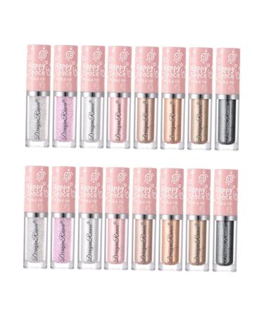 FOMIYES 16 Pcs Eye Shadow Eyeshadow Eye Makeup Eye Glitter Makeup Women Makeup Tools Cosmetics Miss Flash
