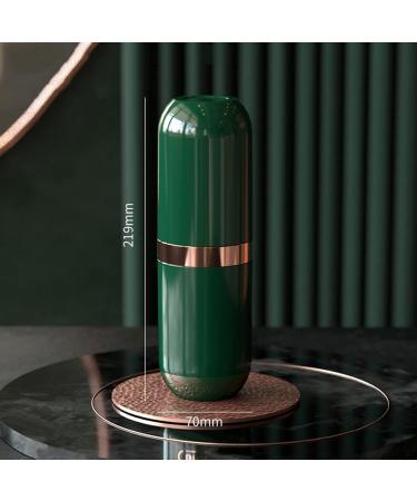 Digjobk Portable Toothbrush Cup & Organizer - Travel Case for Toothbrush & Toothpaste - Green - Buy Online on GoSupps.com
