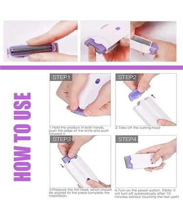 Infinity Razors for Women Baldbaddie Unisex Hair Eraser Light Technology Hair Remove Silky Smooth Painless Hair Removal Rechargeable Epilator for Any Part of the Body Razor Refill (2pcs) - Buy Online on GoSupps.com