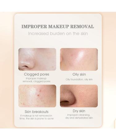  bellv bellv Face Cleanser Make-up Remover 300 ml Cleanses Without Clogging Pores | Water Lip Eyes Face Care Soft Makeup Travel Makeup Remover - Buy Online on GoSupps.com