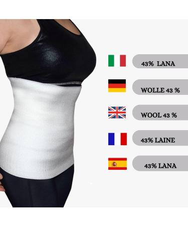 Buy Kidney Warmer for Men & Women | Heat Belt & Back Warmer | Wool Kidney Protection - Made in Italy - Buy Online on GoSupps.com