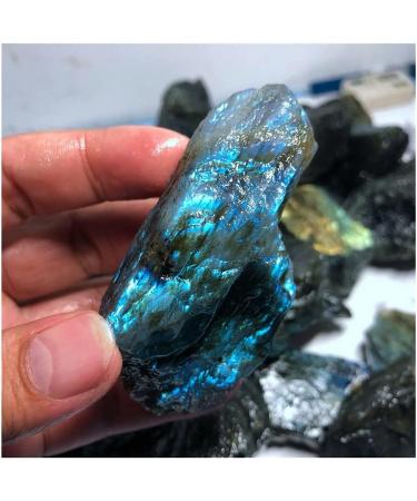 Dazzle Labradorite Original Stone Quartz Crystal Rough Specimen Room Decoration (Size : 600-650g) - Buy Online on GoSupps.com