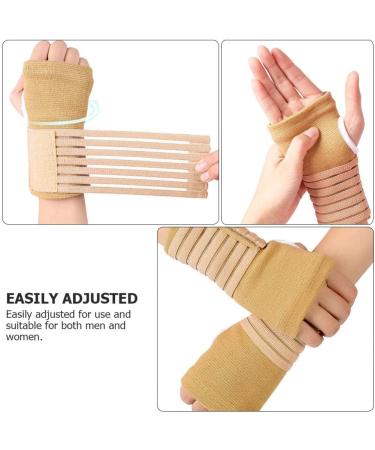 1 Pair Carpal Tunnel Wrist Brace - Compression Support & Night Glove for Pain Relief Adjustable Spandex Protector - Buy Online on GoSupps.com