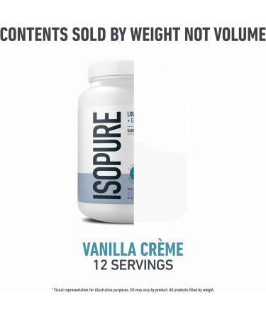 Isopure Protein + Gut Health & Immune Support Powder Vanilla Cr me 25g Whey Protein with Prebiotics & Vitamins 12 Servings (Pack of 1) Vanilla Cr me 12 Servings (Pack of 1) - Buy Online on GoSupps.com