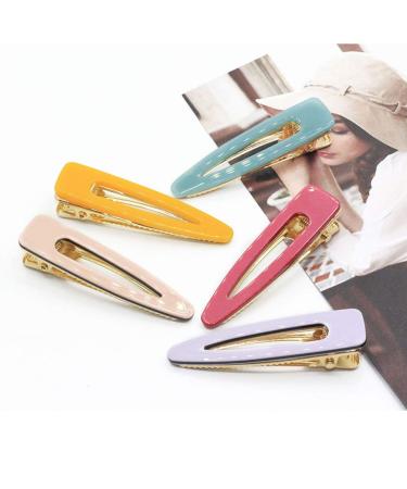 Lurrose 10pcs Colorful Acrylic Resin Hair Clips - Geometric Crocodile Barrettes for Kids Women & Girls - Stylish Hairpins & Headdress - Buy Online on GoSupps.com