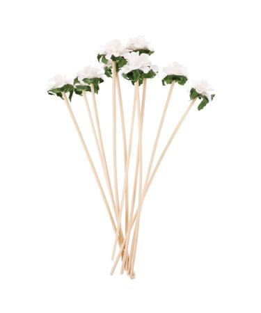 Amosfun residential culture 10 ST rattan aroma therapy Stab Health Diffusor Aromatherapy Flower replacement rattan wooden rods Wedding decoration fragrance devices for the household