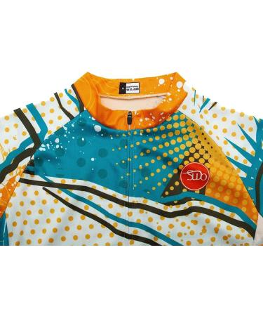 Women's Bicycle Clothing | Summer Bike Jersey Set & Gel Cycling Cushions | Multicolored Breathable Short-Sleeved M NV-15 - Buy Online on GoSupps.com
