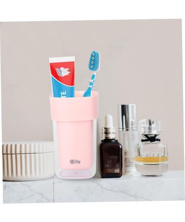 Cabilock Travel Toothbrush Cup | Portable Plastic Drinking Glass | 1-Piece Pink Travel Storage Box  - Buy Online on GoSupps.com