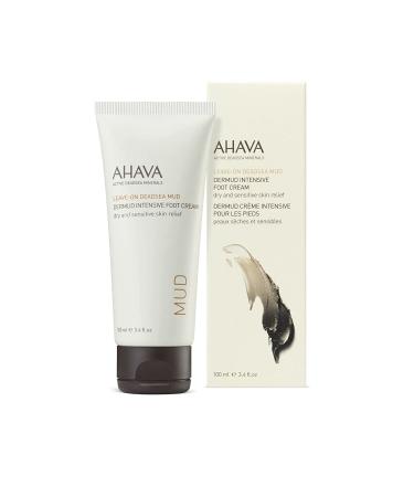 AHAVA Dermud Intensive Foot Cream - 3.4 fl.oz - For Dry Cracked Heels, Feet & Skin - Buy Online on GoSupps.com