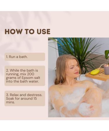 Eco Bath London Balance & Calming Epsom Salt Bath Soak 1kg - White | Pack of 1 - Buy Online on GoSupps.com