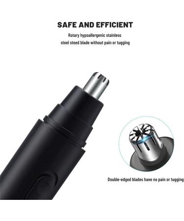Buy 2-in-1 USB Rechargeable Nose Hair Trimmer & Electric Beard Shaver - Efficient Nose & Ear Hair Removal - Buy Online on GoSupps.com