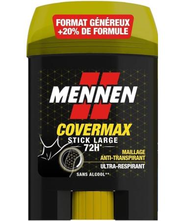MENNEN COVERMAX Antiperspirant for men 72H large stick without alcohol - Pack of 6 - Buy Online on GoSupps.com