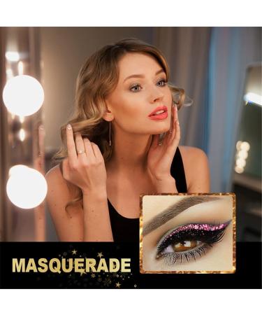 Reusable Eyeliner & Eyelash Stickers - 7 Color Options - Waterproof & Easy to Wear - 14 Pairs | Pack of 1 - Buy Online on GoSupps.com