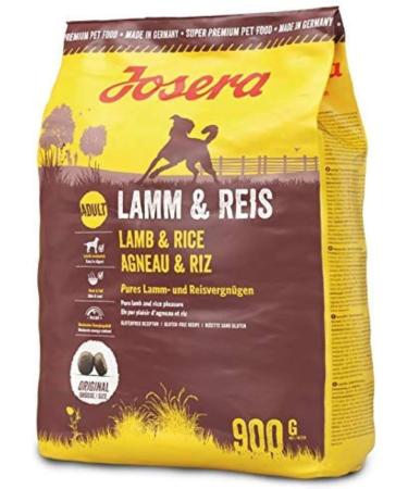 Josera Lamb & Rice Dog Food (5 x 900g) | Super Premium Dry Food with Single Protein Source for Adult Dogs - Buy Online on GoSupps.com