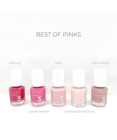 Dazzle Dry Mini Flight 5 Mini Lacquers - Best of Pinks - Buy Online on GoSupps.com