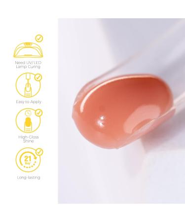 BURANO Poly Nail Gel - 60ml Nude Builder Gel for Trendy Nail Extensions | International Shipping Available - Buy Online on GoSupps.com
