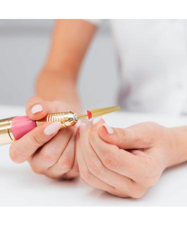 Long Tungsten Nail Drill Bits - Tapered Two-Way Rotate & Safety Acrylic Remover for Manicures & Pedicures | Professional Nail Tools - Buy Online on GoSupps.com