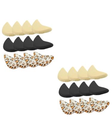 NOLITOY 12 Pairs High Heel Pads Loafer Heels for Women Womens Block Heels Shoe Inserts for Women Heels Insert for Shoes That are Too Big High Heel Sandals for Women Toe Sponge Soft Man Mat