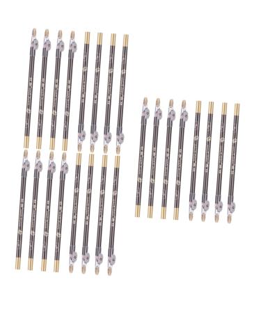 Beavorty Eyebrow Pen Pencil 24 pcs Tool -in- for Pencils Professional Women A Built-in in Pencil Eyebrow Sharpener Black Pencils