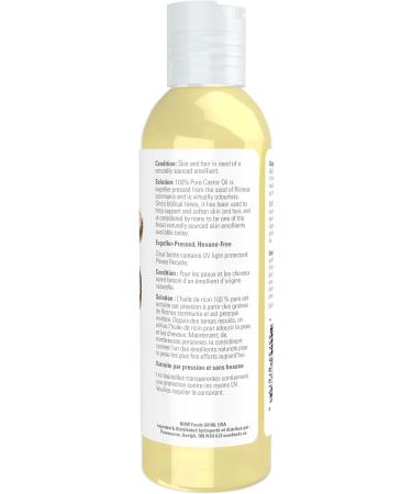 NOW Solutions Castor Oil 100% Pure Versatile Skin Care Multi-Purpose Skin Softener 118ml Unscented 118 ml (Pack of 1) - Buy Online on GoSupps.com
