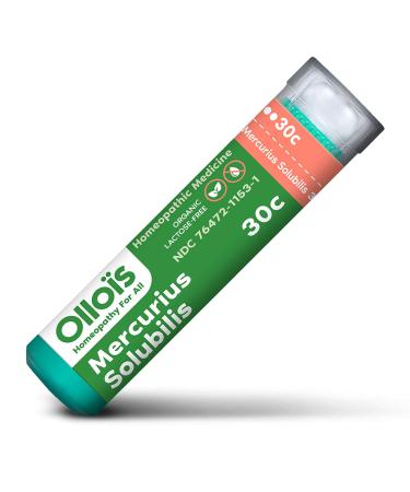 OLLO S Mercurius Solubilis 30c Organic Vegan Homeopathic Medicine 80 Pellets