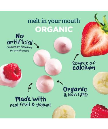 GERBER Organic Yogurt Melts Strawberry Banana Toddler Snack 28 g - Buy Online on GoSupps.com