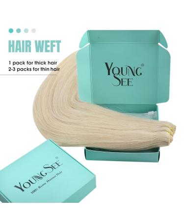 Youngsee Tressen Real Hair Extensions - Premium Blonde Real Hair for Effortless Style - Buy Online on GoSupps.com