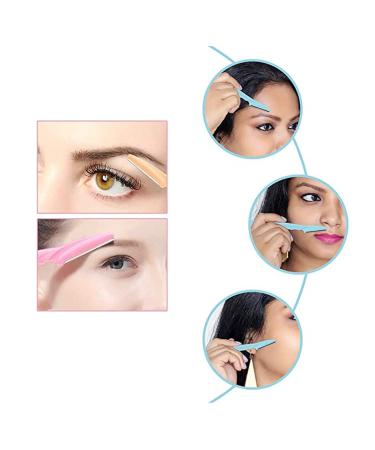 JZK 30 x Facial Eyebrow Razor Set - Portable Face Shaver & Hair Remover for Men & Women | International Shipping - Buy Online on GoSupps.com