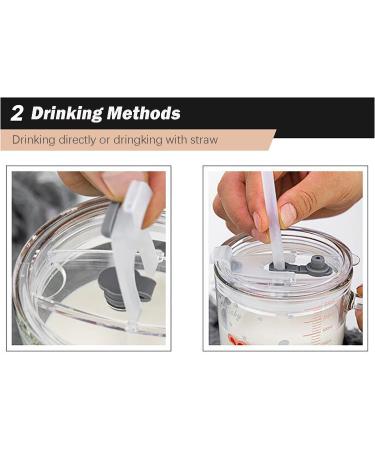 Fzy.bstim 400ml Glass Tumbler Milk Cup with Silicone Straw, Lid & Handle - Unicorn Design | Heavy Glass Water Mug with Scale for Kids & Adults - Buy Online on GoSupps.com