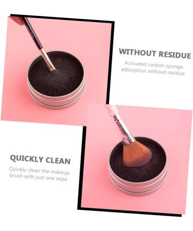 minkissy Makeup Cleaning Mat 8 Sets Makeup Sponge Tools Makeup Brush Cleaner Cleaning Sponge Color Cleaner Sponge Eye Shadow Brush Scrubber Makeup Tools Activated Carbon Sponge Make up - Buy Online on GoSupps.com