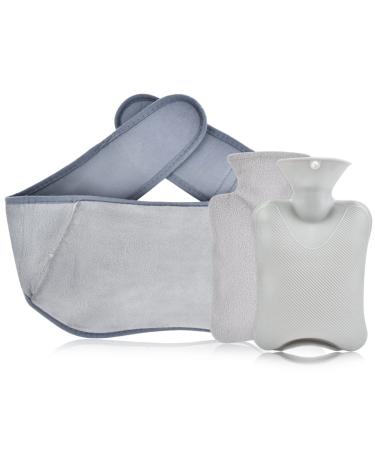 Doduo's hot bottles 3 in 1 heat bottle of rubber with fleece tract hot water bottle belt for adults hot water belt belt with hot water bottle for the neck and shoulder back legs waist heating