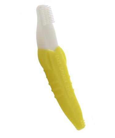 Baby Banana Bendable Training Toothbrush  Toddler Toddler 1 Count (Pack of 1)